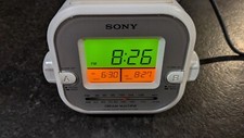 Sony Dream Machine FM/AM Clock Radio ICF-C180 TESTED  WORK S AMAZING Vintage