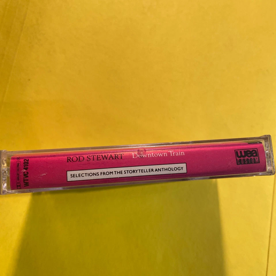 ROD STEWART Downtown Train CASSETTE TAPE - Image 4 of 4