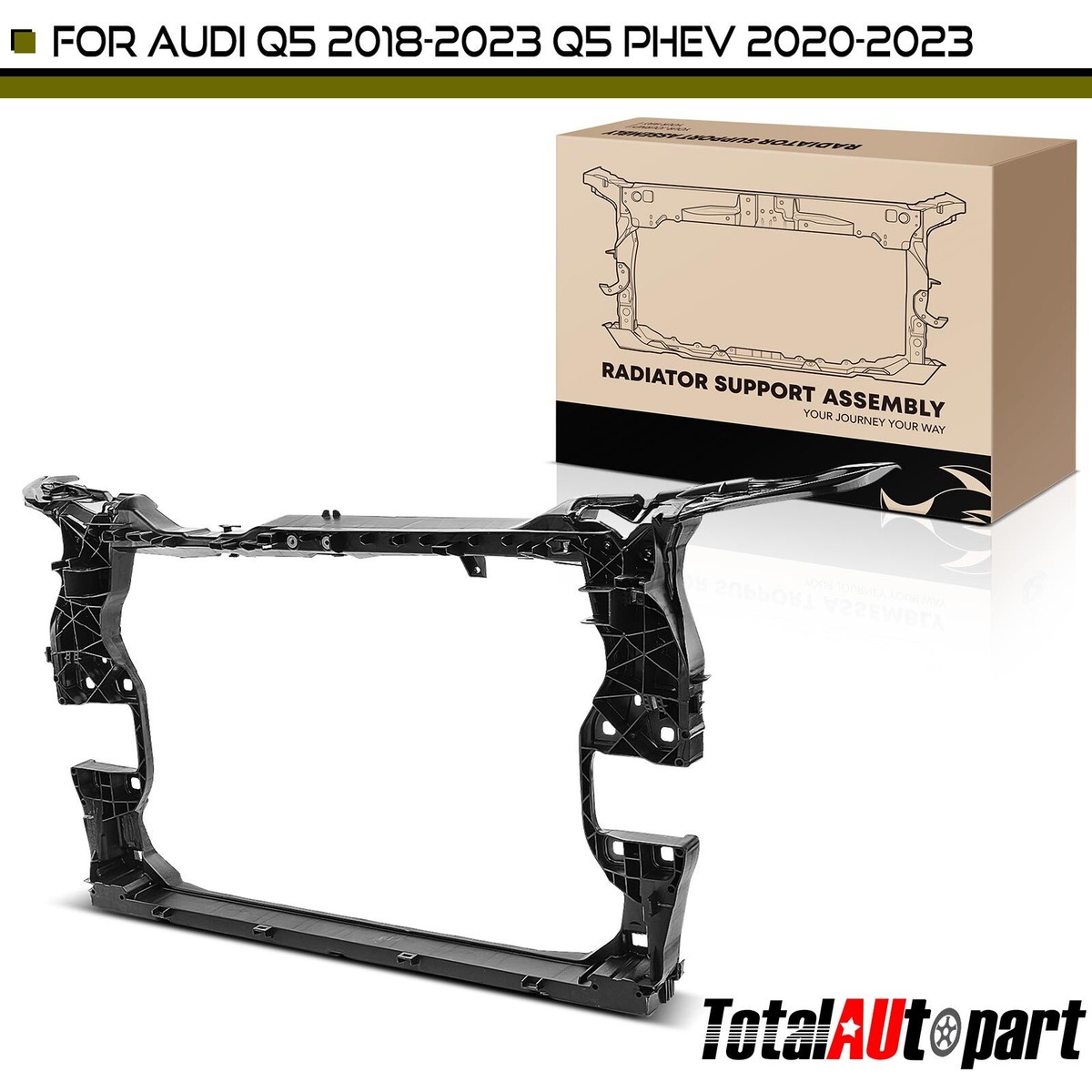 New Radiator Support Core Assembly for Audi Q5 2018 2019-2023 2.0L