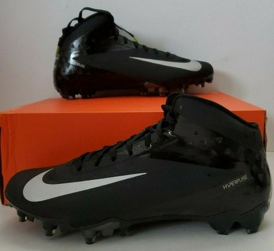 black mens football cleats
