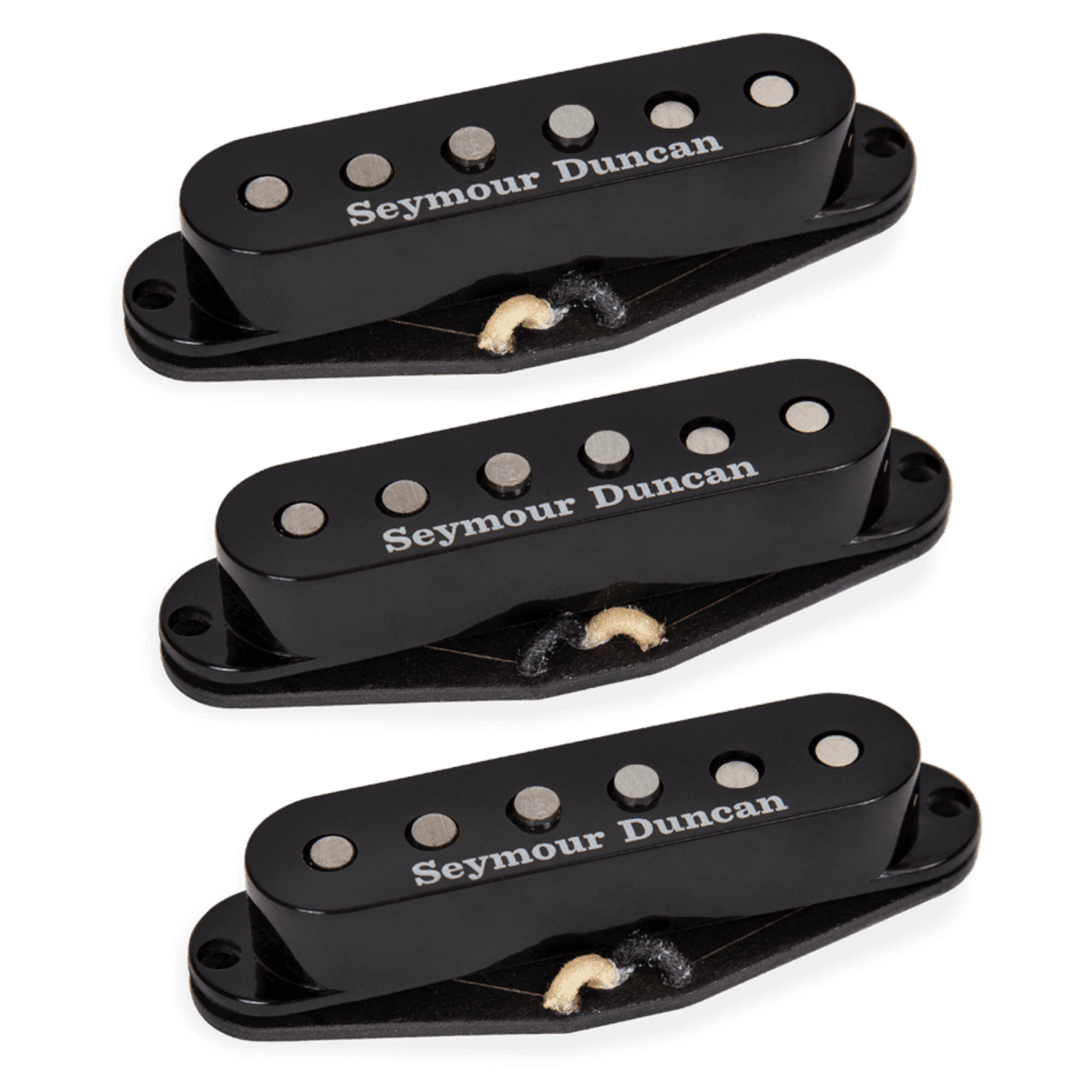 Комплект звукоснимателей Seymour Duncan SSL52 Five-Two Stratocaster с одной катушкой, черный