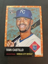 2022 TOPPS CHROME PLATINUM ANNIVERSARY IVAN CASTILLO Orange REFRACTOR SP /25