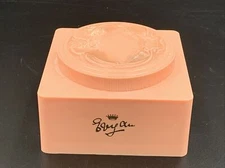 Vintage Evyan White Shoulders perfumed dusting powder w/puff and some powder