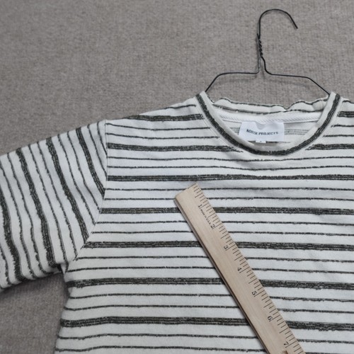 Norse Projects Shirt Small White Stripe Niels Texture - Picture 8 of 9