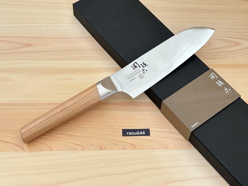 Cuchillo de cocina Santoku KAI SEKI MAGOROKU AE5253 145 mm 5,7" 3 capas JAPÓN - Imagen 2 de 24