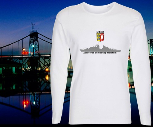 Marine#1 D 182, Zerstörer Schleswig-Holstein,D182,D-182,Shirt,Polo,Hoody,bis 6XL - Picture 7 of 11