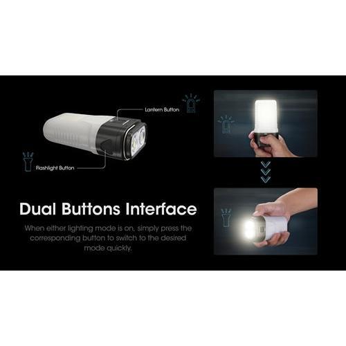 Nitecore LR70 3000 Lumen USB-C Rechargeable 3-in-1 Flashlight / Camping Lantern - Picture 8 of 9