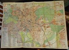 1910 Guide to Hanover (Germany) with map & plans of provincial museum