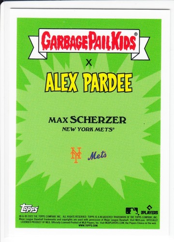 Topps MLB x GPK Alex Pardee S2 & David Gross S3 You Pick garbage pail kids - Picture 41 of 165