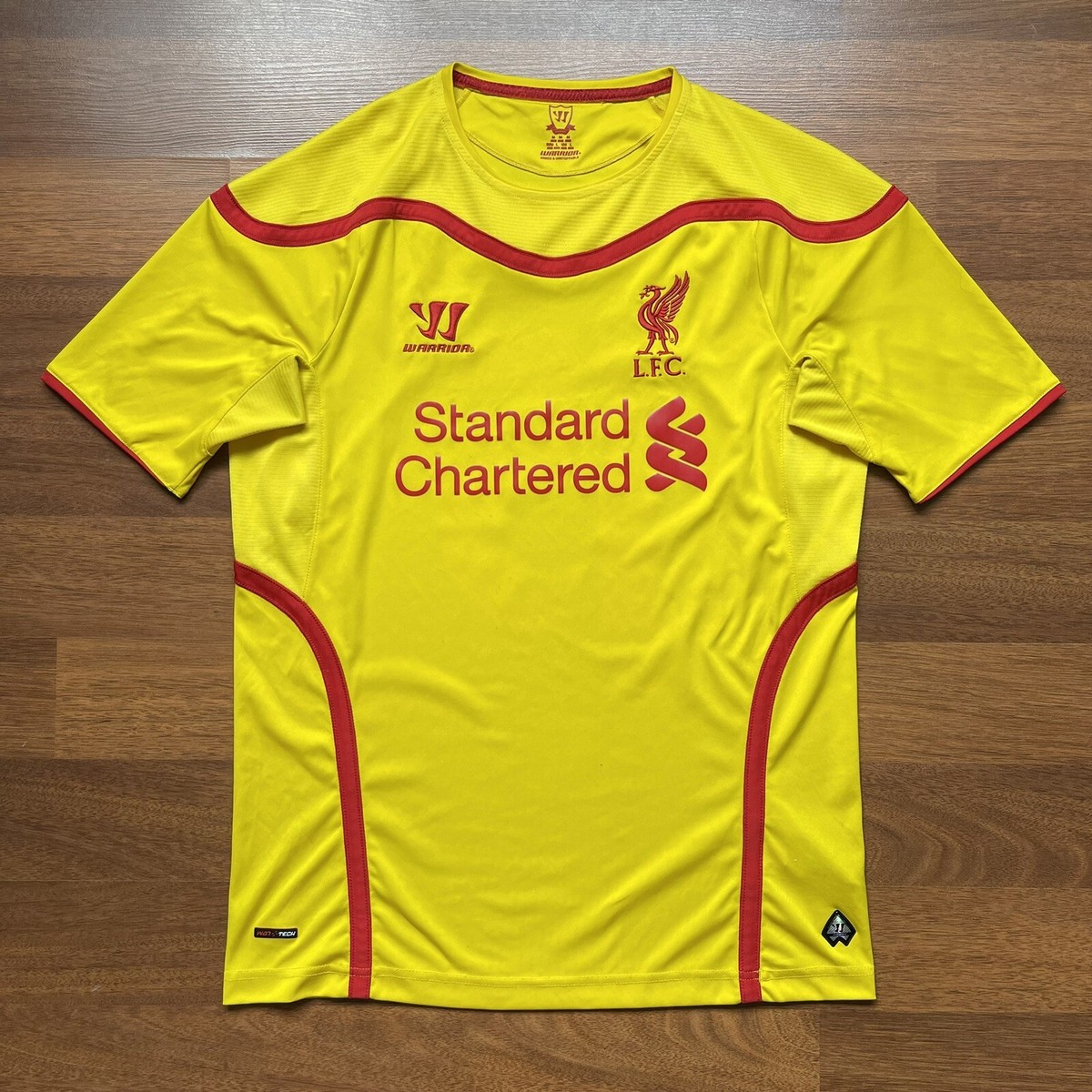 LIVERPOOL WARRIOR 2014/2015 SOCCER AWAY JERSEY #15 STURRIDGE SIZE