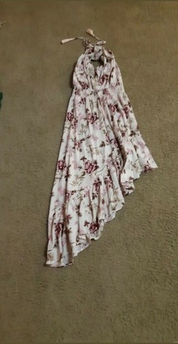  LIVE 4 TRUTH  ivory Floral. NEW.  short Sleeve Dress Juniors Size Small. - Picture 5 of 12