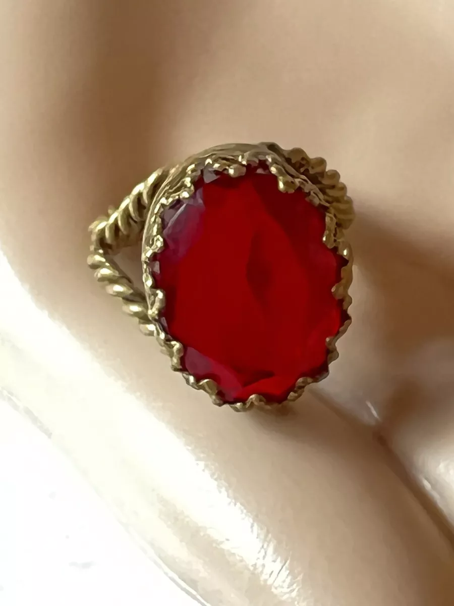 Brass stone ring online