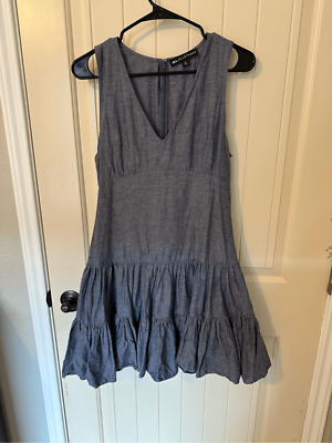 white christmas dresses Moon Sweetheart Neckline Ruffle Midi Dress Denim– Selfie Leslie