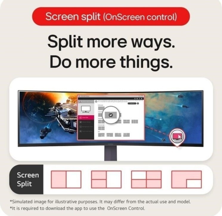 LG Ultragear 45GR65DC-B 45