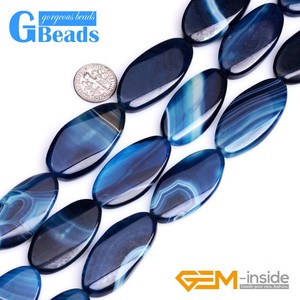 Oval-Banded-Agate-Sardonyx-Gemstone-Beads-For-Jewelry-Making-Strand-15-034