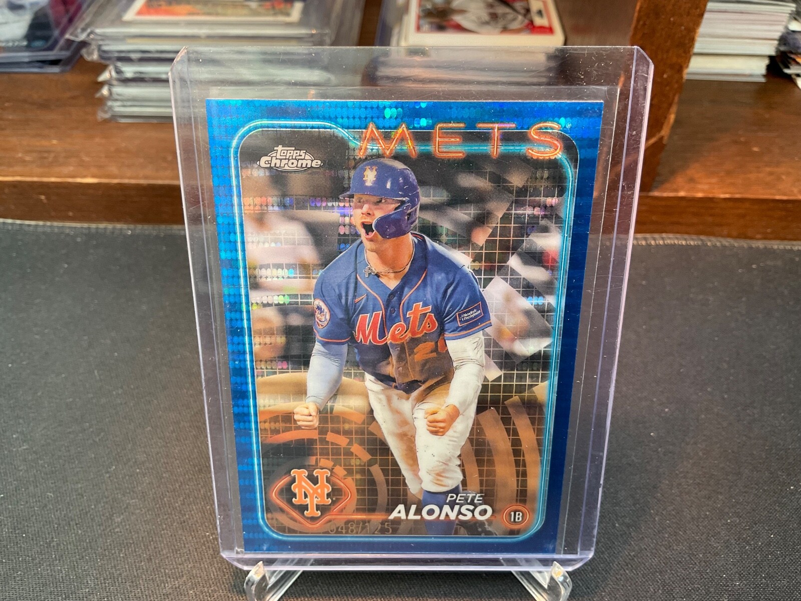 2024 Topps Chrome #269 Pete Alonso Blue Sonar /125