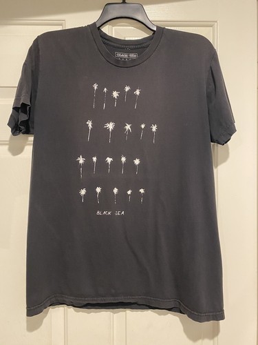 Black Sea T Shirt Men’s Large Black USA Made