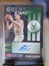 2020-21 Panini NBA Hoops Great Significance Ersan Ilyasova Auto Bucks #GS-EIL