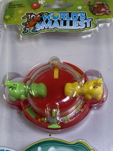 Mini giocattolo gioco in marmo più piccolo del mondo HUNGRY HIPPO - Foto 3 di 7