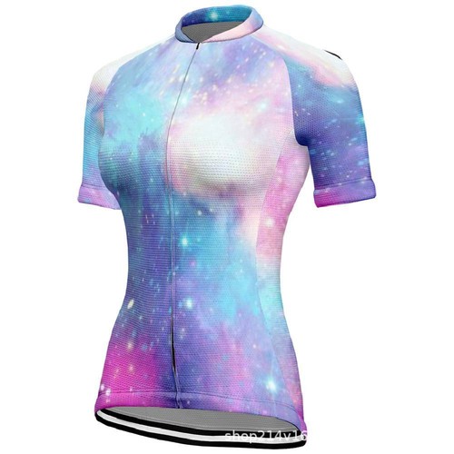 Colourful Cycling Jersey Women's Short Sleeve MTB Bike Bicycle Cycle Jersey Top - Picture 23 of 62