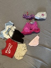 Build A Bear Girl Clothing Outfits Lot of 8 Pieces skirt, pants, shirt