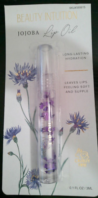 NEW BEAUTY INTUITION Jojoba Lip Oil gloss long lasting hydration super shine