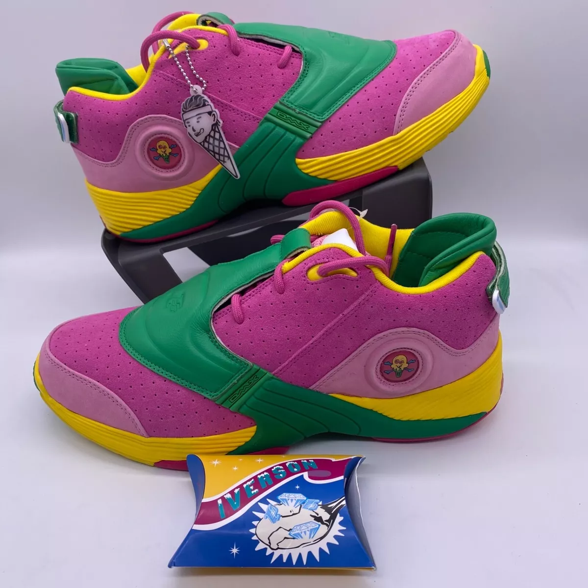 Reebok answer v purple hotsell