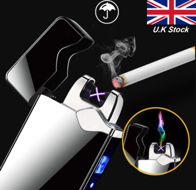 can you use an electric lighter to light a cigarette Electronic Lighter for Cigarette USB Rechargeable Electric Lighter with  Gift Box