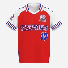 Dallas Tornado - soccer jersey Retro shirt, 1980 1981 replica away jersey
