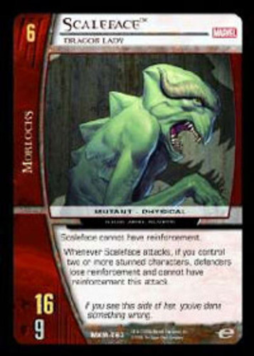 VS System: Scaleface, Dragon Lady [Played] Marvel X-Men TCG CCG Classic ...