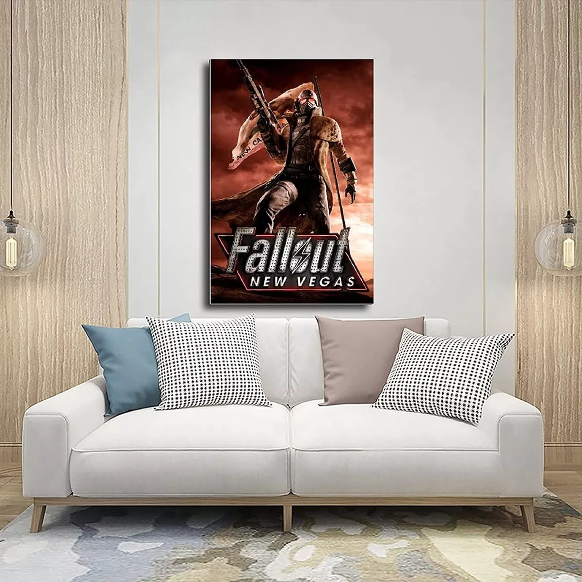 Fallout New Vegas Poster Video Game Posters Las Vegas Map 