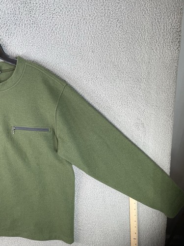 Pull Ibex homme vert moyen pull laine mérinos randonnée en plein air made in USA - Photo 5/17