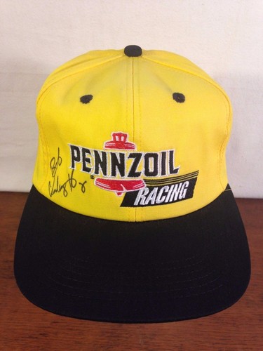 NASCAR Pennzoil Hombre Firmado Carreras Camionero Gorra Ajustable Sombrero - Imagen 3 de 9