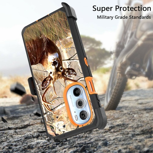 For Motorola Edge Plus 5G 2022 Series Defender Case Belt Clip Holster + Screen - Picture 34 of 49