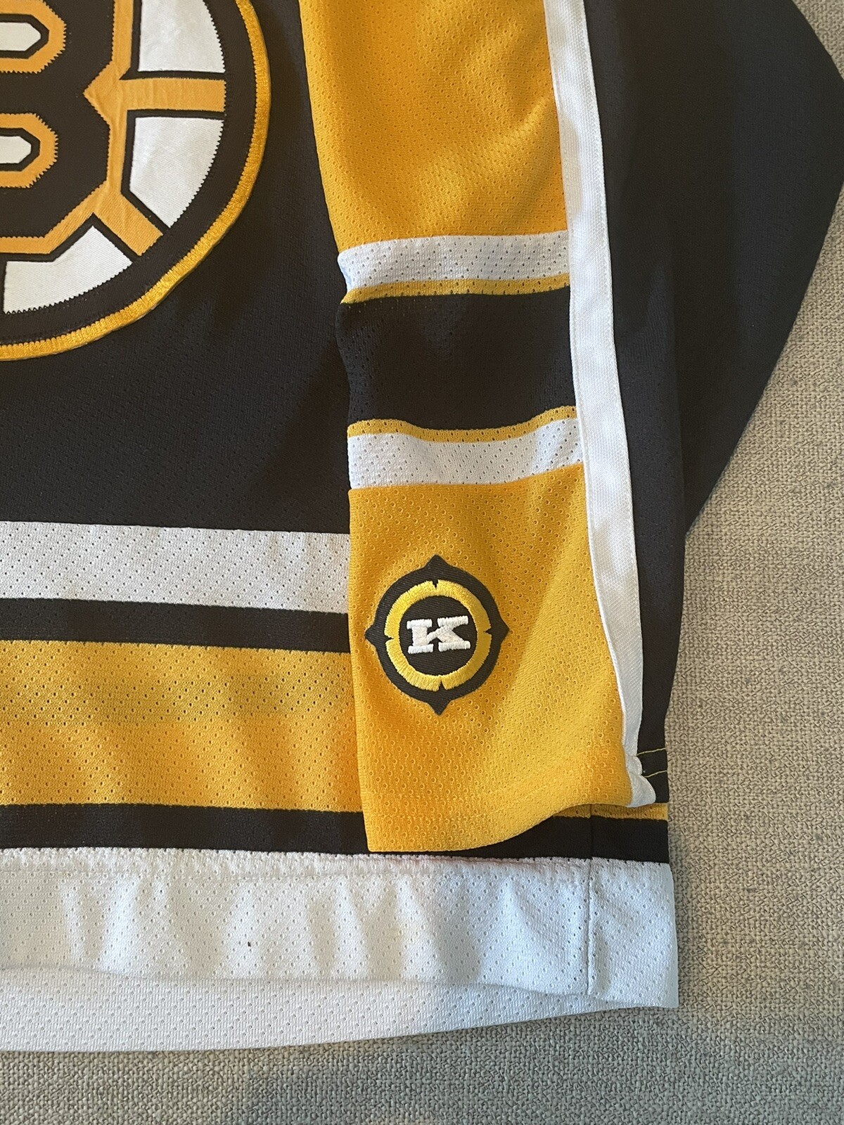 Vintage Boston Bruins NHL Hockey Authentic Koho Jersey Youth L XL 90s