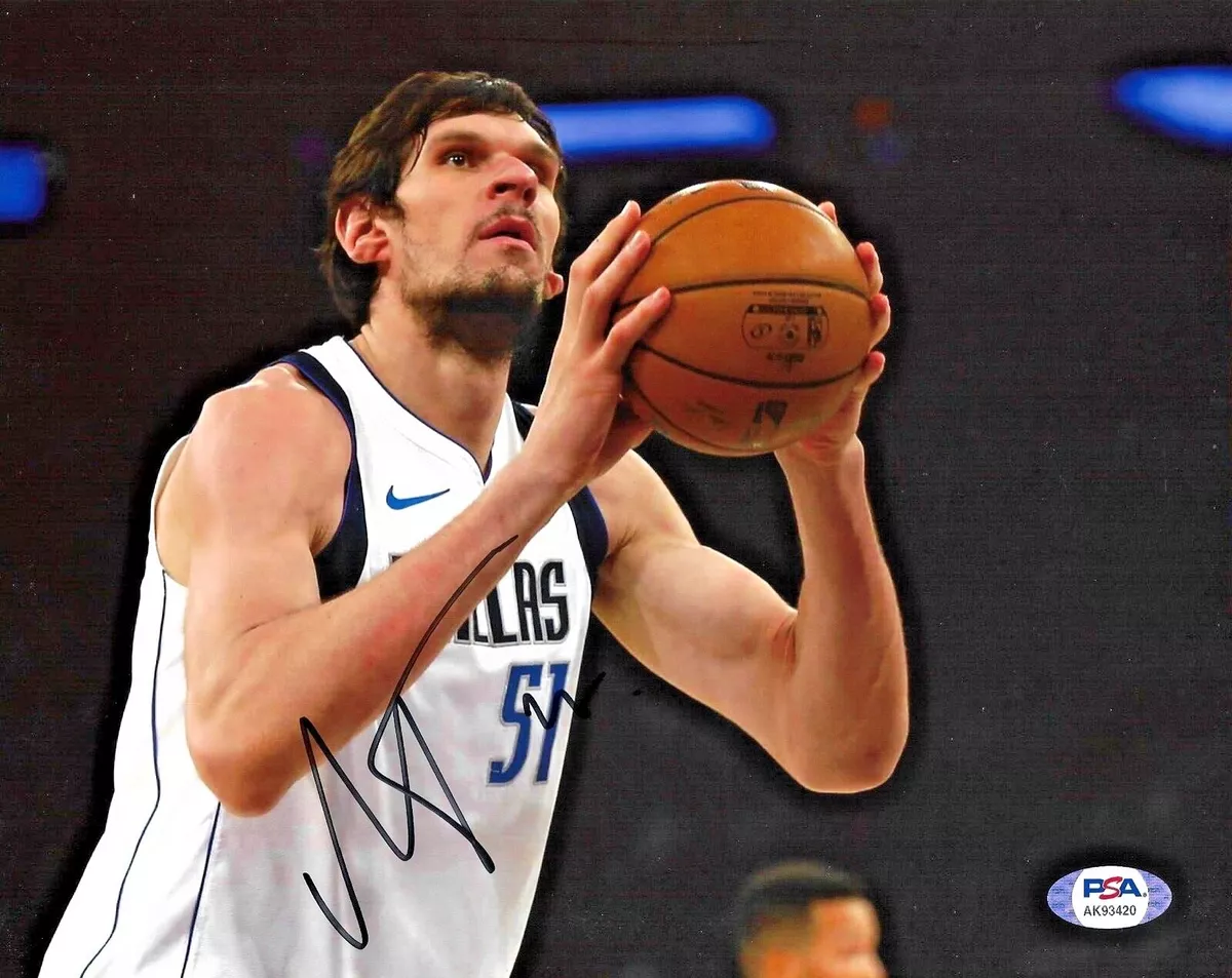 Boban Marjanovic Dallas Mavericks NBA Signed Auto 8x10 Photo PSA/DNA COA #3