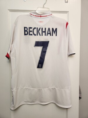 David Beckham England Umbro Jersey Mens Large Home Football David Beckham England Umbro Jersey Mens Large Home Football