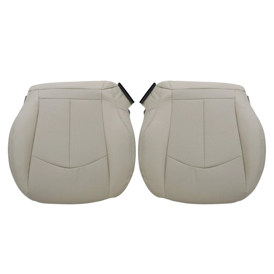 Both Side Bottom Replacement Seat Cover Tan For 2003-2009 Mercedes Benz E W211 - Image 3 of 4