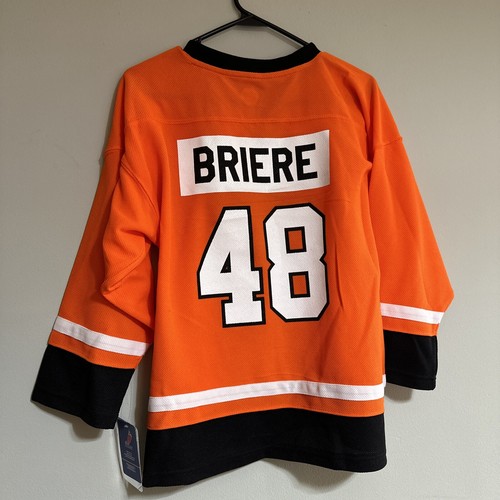 Daniel Briere Philadelphia Flyers NHL Jersey #48 Size Youth XL New With Tag - Picture 9 of 13