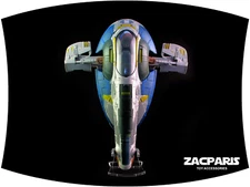 Display stand for Star Wars Hasbro Jango Fett's SLAVE 1 2001 AOTC & 2004 ESB TTC