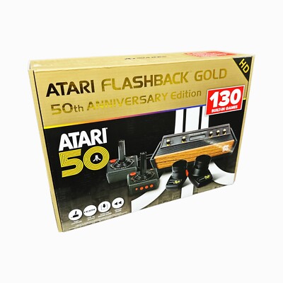 Atari Flashback Gold 50th Anniversary Edition 130 Spiele Konsole - NEU & OVP