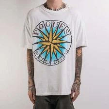 90’s The Pogues Hell’s Ditch Tour T-Shirt short sleeve tee Unisex NH10063