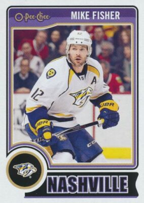 2014-15 O-Pee-Chee #420 MIKE FISHER - Nashville Predators