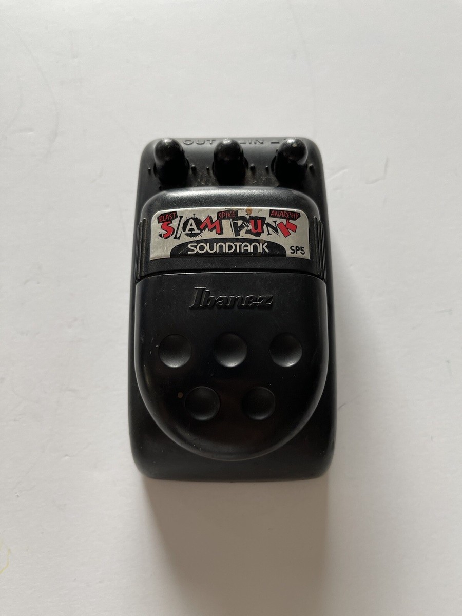 Ibanez Slam Punk SP5 ギターエフェクター 希少 Ibanez Sound Tank SP5 Slam Punk guitar effects demo - YouTube