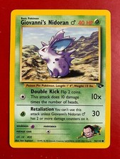 Lotto Carte Pokemon Giovanni’s Nidoran 76/132 Gym Challenge Bellissima