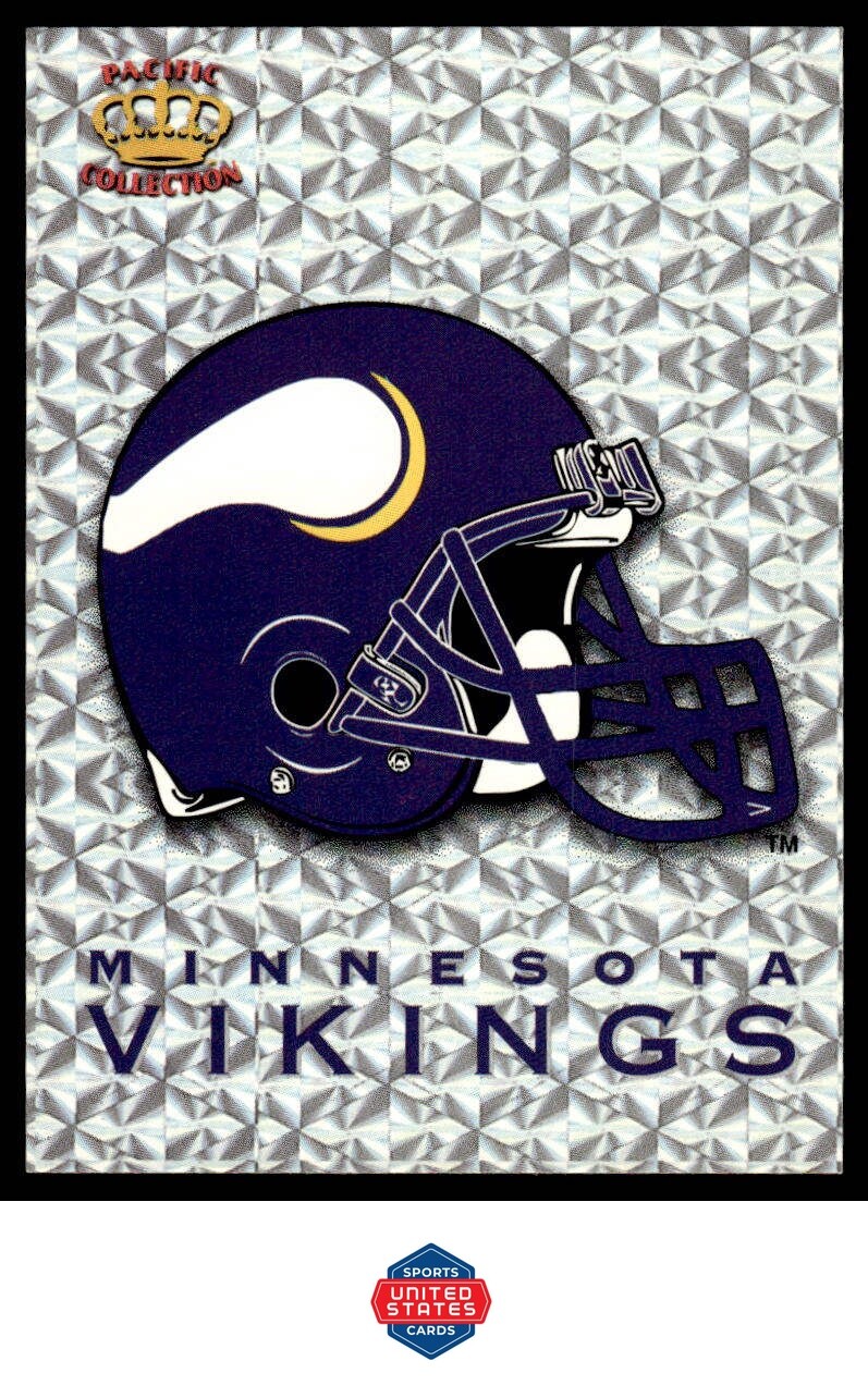 1994 Pacific Prisms #19 Minnesota Vikings Team Helmets