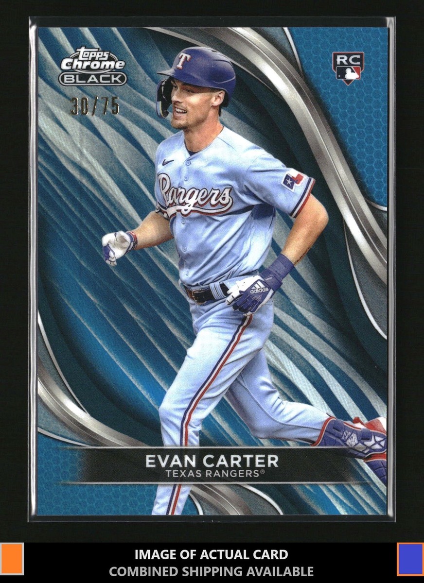 2024 Topps Chrome Black - Evan Carter #83 (RC