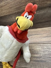 VTG 1995 Ace Novelty Looney Tunes Foghorn Leghorn Plush 14  