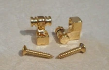 2   new Gold Roller String Trees for Electric Guitar