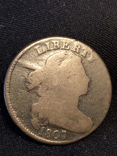 1807 draped bust large cent comet variety nice choice briwn copper